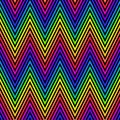Zig zag vector seamless pattern. Colorful gradient chevron stripes background Royalty Free Stock Photo