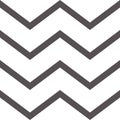 Zig zags decorative adornment. Geometric motif, curved line