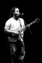 Ziggy Marley , live concert at the PalaVobis Royalty Free Stock Photo