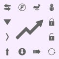 zigzag arrow icon. web icons universal set for web and mobile Royalty Free Stock Photo