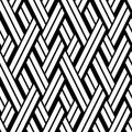 Zigzag black and white segments, modern stylish image. Royalty Free Stock Photo