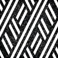 2732 Zigzag black and white segments, modern stylish image. Royalty Free Stock Photo
