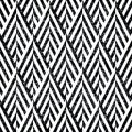 3264 Zigzag black and white segments, modern stylish image. Royalty Free Stock Photo