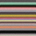 ZigZag Chevron Spectrum Ethnic Colorful Fabric Stripe Background Pattern Texture