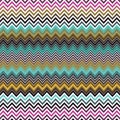 Zigzag Chevron Vector Spectrum Colorful Stripe Background Texture Pattern Royalty Free Stock Photo