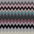 ZigZag Chevron Gradient Dark Spectrum Colorful Stripe Background Pattern Texture