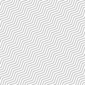 Zigzag geometric seamless pattern. Simple black and white zigzag diagonal lines on white background. Vector illustration Royalty Free Stock Photo