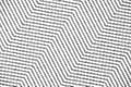 Zigzag Halftone Line Pattern Printed on White Paper Royalty Free Stock Photo