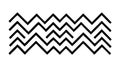 Zigzag Line Pattern, Abstract Geometric Design Element, vector design Generative AI Royalty Free Stock Photo