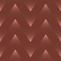 Zigzag Lines 50s 60s 70s Seamless Pattern Trend Vector Brown Abstract Background Royalty Free Stock Photo