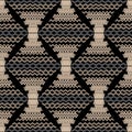 Zigzag modern vector seamless pattern.