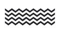 Zigzag Pattern: Geometric Line Dynamic Texture Element, vector design Generative AI Royalty Free Stock Photo