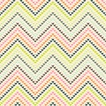 Zigzag pattern in warm color