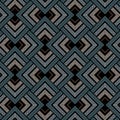 Zigzag seamless pattern. Chevron vector colorful background. Repeat zig zag lines backdrop. Tribal ethnic greek style geometric Royalty Free Stock Photo