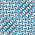 Zigzag seamless vector pattern for fashion, interior design and wallpaper.