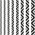 Zigzag stripe background. Black geometric pattern. Modern vector lines. Abstract repeating design.