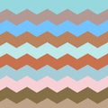 Zigzag and stripe line. Retro pastel colors