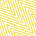 Zigzag stripes seamless pattern. Vector diagonal chevron texture. Yellow color Royalty Free Stock Photo