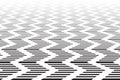 Zigzag textured surface. Abstract geometric background.