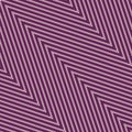 Zigzag vector seamless pattern with thin diagonal lines, stripes, chevron Royalty Free Stock Photo