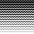 Zigzag, wavy irregular lines pattern. Horizontally repeatable. G