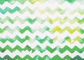 zigzag white and green