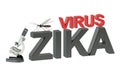 Zika virus Royalty Free Stock Photo