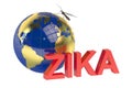 Zika virus concept Royalty Free Stock Photo