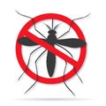 Zika virus graphic design elements. Royalty Free Stock Photo