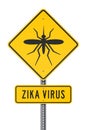 Zika Virus Roadsign