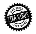 Zika Virus rubber stamp Royalty Free Stock Photo