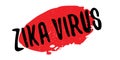 Zika Virus rubber stamp Royalty Free Stock Photo