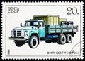 Zil-133gya (1979), Soviet Autoindustry serie, circa 1986 Royalty Free Stock Photo