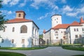 Sumer view on Medieval Budatin Castle Slovak: Budatinsky zamok. Castle in north-western Slovakia, near the city of Zilina