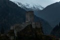 Zilkale Castle Rize Turkey Stones Mountains Trees Snow