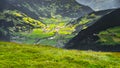 Zillertal valley view from Ahorn