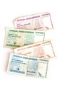Zimbabwe dollars Royalty Free Stock Photo