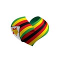 Zimbabwe flag, vector illustration Royalty Free Stock Photo