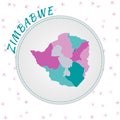 Zimbabwe map design.