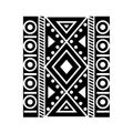 Zimbabwe pattern icon illustration