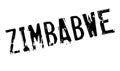 Zimbabwe stamp rubber grunge