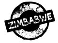 Zimbabwe stamp on white