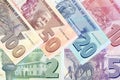 Zimbabwean money new serie of banknotes Royalty Free Stock Photo