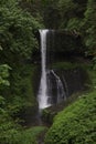 Middle North Falls, Silver Falls, State Park, Oregon Royalty Free Stock Photo