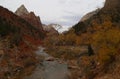 North Fork of the Virgin River, Zion National Park, Utah - Royalty Free Stock Photo