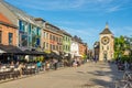 Zimmer Clock tower in the streets of Lier - Belgium Royalty Free Stock Photo