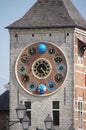 Zimmer tower with Jubilee clock in Lier, Belgium Royalty Free Stock Photo