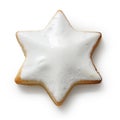 Zimtstern , homemade christmas cookie Royalty Free Stock Photo