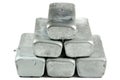 Zinc bars Royalty Free Stock Photo