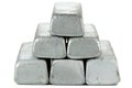 Zinc bars Royalty Free Stock Photo